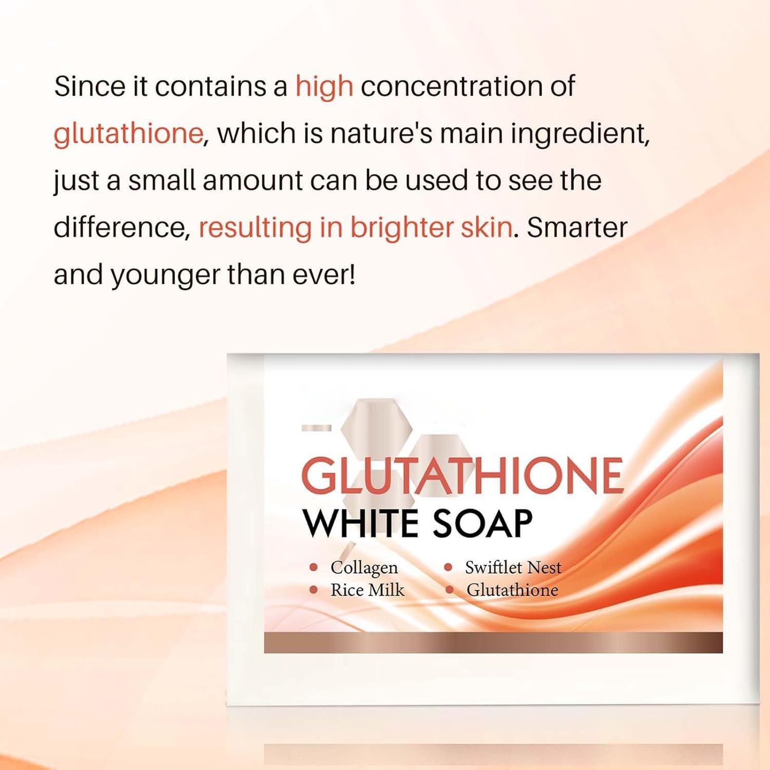 Glutathione Brightening Soap - 100g Skin Brightening Bar, Dark Spots Corrector & Exfoliating Cleanser for Face & Body, Evens Skin Tone, Reduces Melanin - Image 8