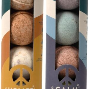 Pacha SOAP Froth Bath Bomb 2 Pack, Nourishing, Moisturizing, Pacha Peaces Variety, Naturally Derived & Handcrafted in The USA