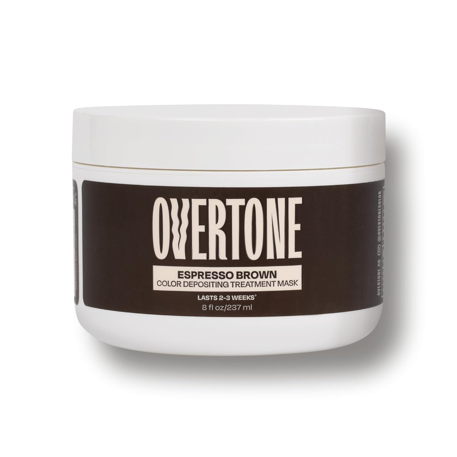 Overtone Color Depositing Semi-Permanent Hair Dye Conditioner - 8 oz For Natural & Color-Treated Hair, Moisturizing Shea Butter & Coconut Oil - Vegan & Cruelty-Free, Espresso Brown - Image 3