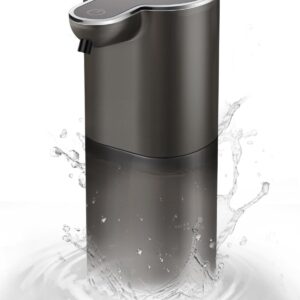 Soap Dispenser, Automatic Foaming Soap Dispenser with 4 Adjustable Volume Control, Touchless Rechargeable Hands Free Auto Soap Pump for Kitchen, Bathroom, Hotel, Restaurant,13.5oz/ 400ml