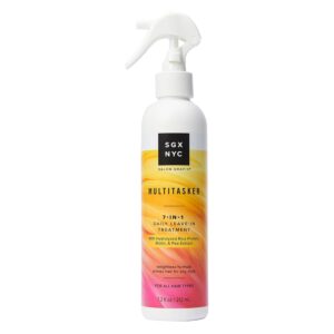 SGX NYC The Multitasker Daily Leave-In Treatment - Heat Protection Spray for Hair - Leave In Conditioner Spray with Biotin - 7.2 oz