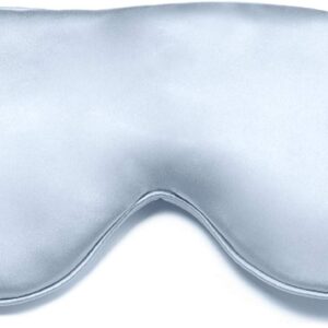 Fishers Finery 25 Momme 100% Mulberry Silk Therapeutic Sleep Mask (Blue)