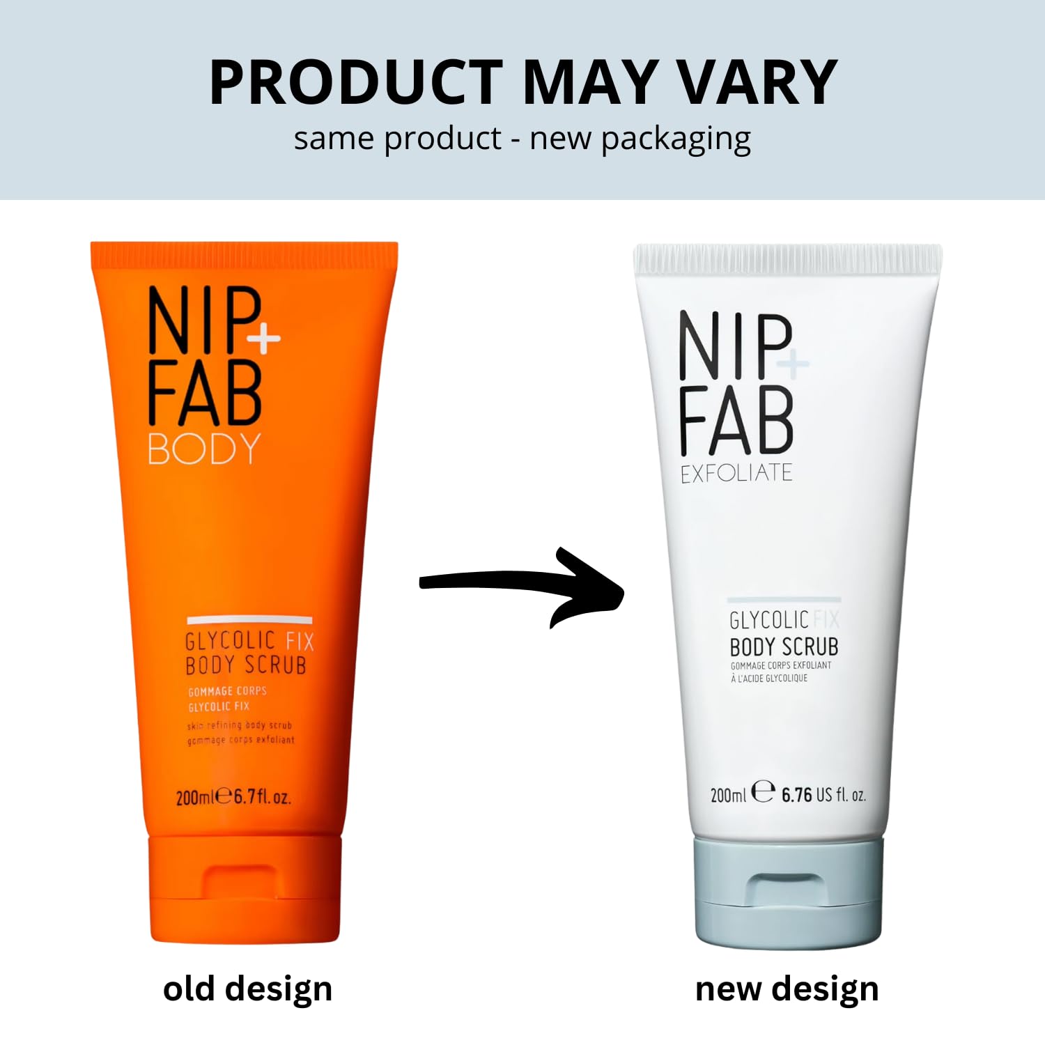 Nip+Fab Glycolic Fix Body Scrub, 6.70 Fl Oz, with Glycolic Acid, Salicylic Acid, Shea Butter, Exfoliating and Moisturizing the Skin | Vegan, Cruelty Free, Sulphate Free - Image 2
