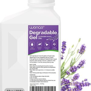 Wenge Urine Super Absorbent, Solidifier - 180 Use Pre Pee Powder for Toilet, Porta Potty Chemicals, Eco Absorbent Liquid Waste Gelling and Deodorizing Powder (Purple Lavender Scent)