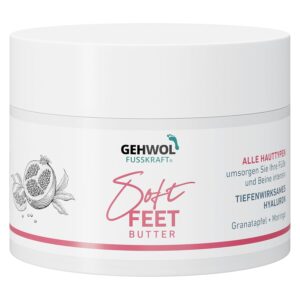 GEHWOL Soft Feet Butter 3.5 oz/100 ml pomegranate & moringa