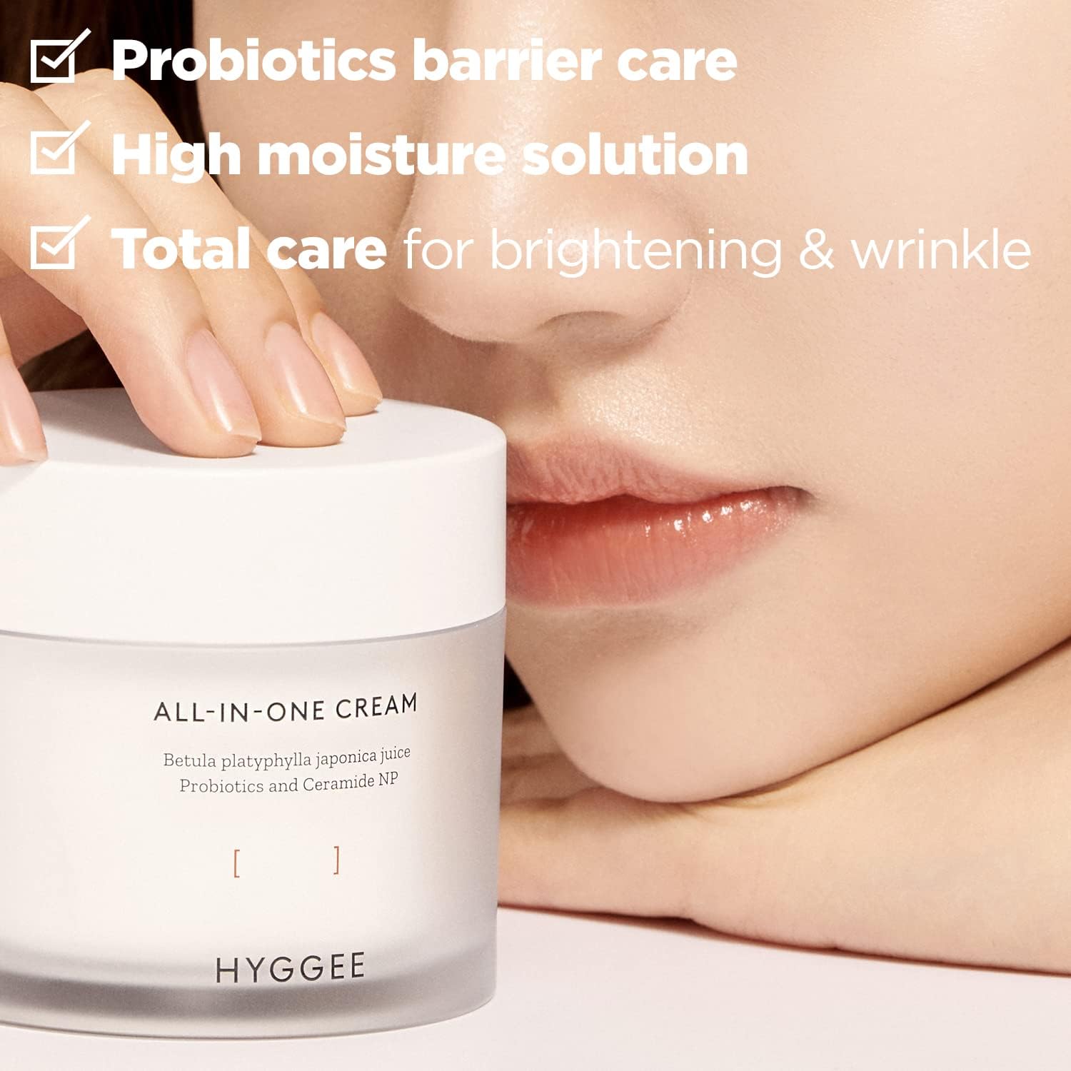 All in One Cream - High Moisture Barrier Face Moisturizer for Dry Skin - Probiotics & Ceramide - Non Sticky Moisturizing Cream - Skin Irritation Free, 2.7oz. - Image 3