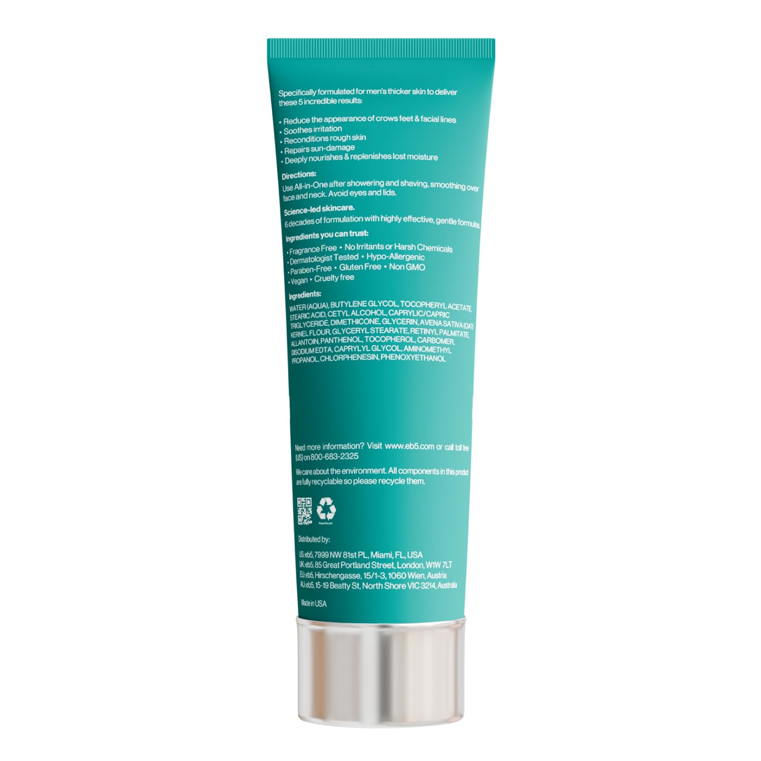 eb5 Exfoliating Aha Cleansing Lotion for Nourishing and Glowing Skin | Moisturizing, Soap-free, Anti-Aging Gentle Cleanser for Men & Women (6 Fl oz) - Image 8