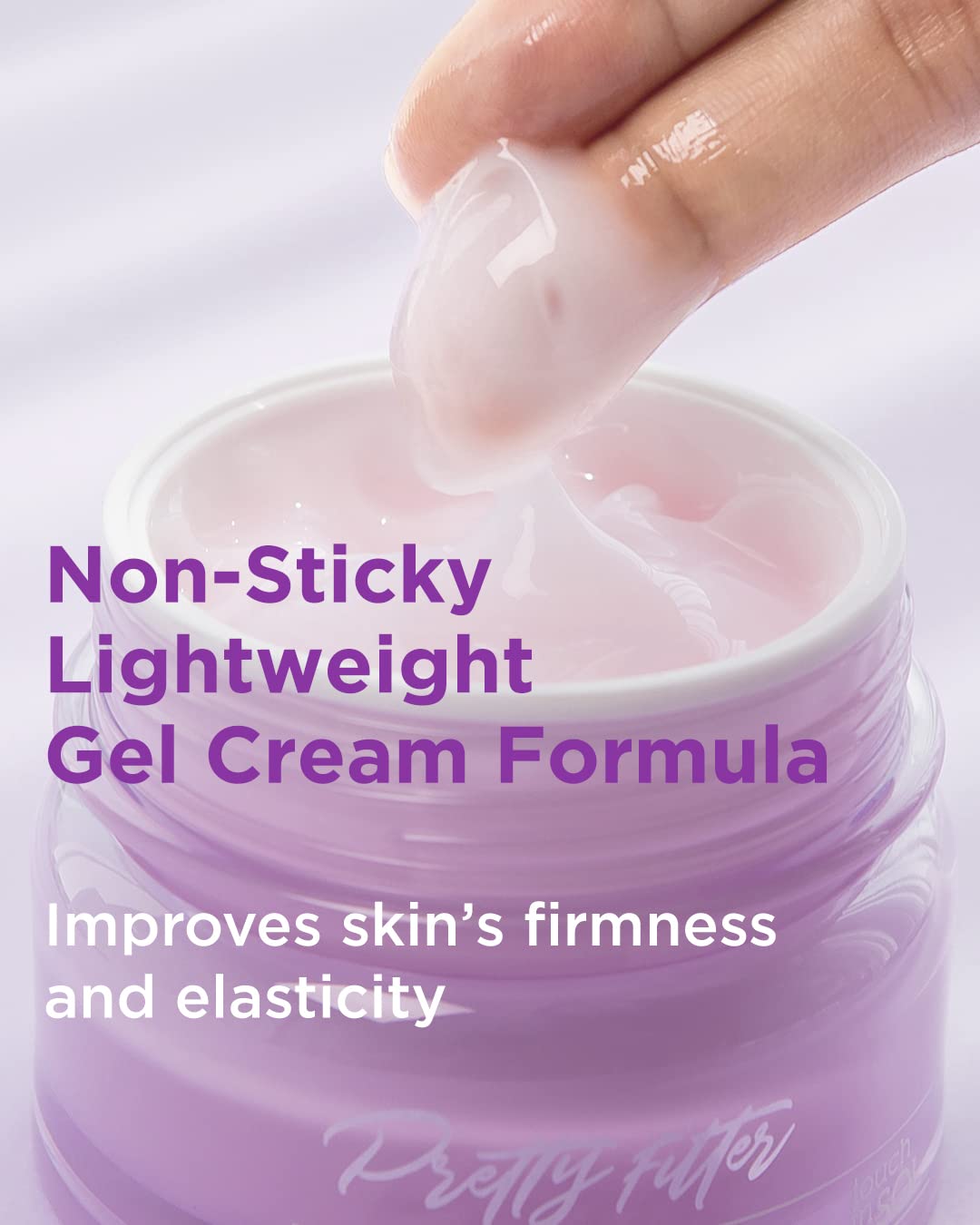 Touch in Sol Lightweight Hydrating Face Moisturizer Gel Cream 1.76 oz with Hyaluronic Acid and Collagen - Image 4