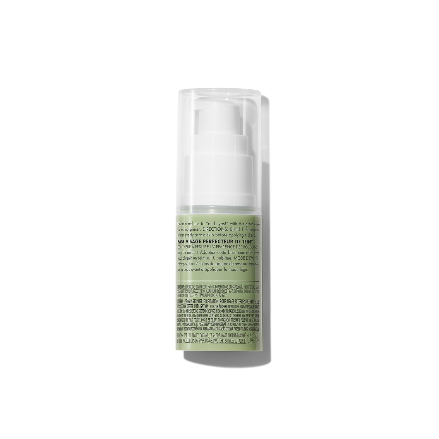 e.l.f. Tone Adjusting Face Primer, Makeup Primer For Neutralizing Uneven Skin Tones & Redness, Grips Makeup To Last, Vegan & Cruelty-free, Small - Image 7
