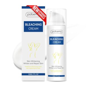 Skin Bleaching Cream for Intimate Areas & Body, Vitamin C Whitening for Underarms, Knees, Elbows, Inner Thighs, Bikini Line – Sensitive Skin Whitening Lightening Cream- 1.7FL OZ