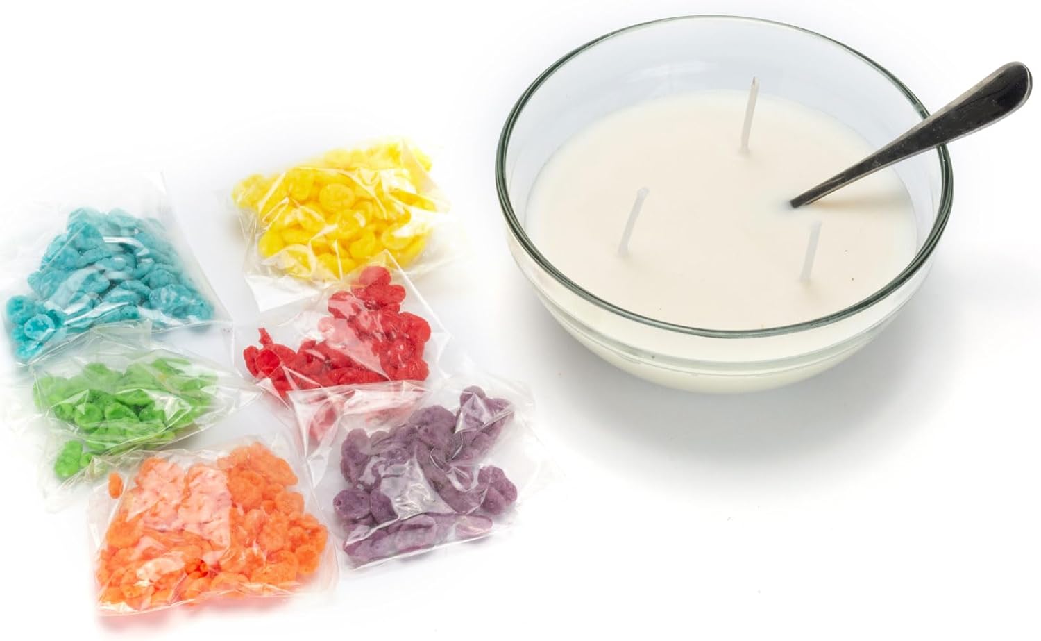 Fruity Cereal Bowl Candle with Spoon 3 Wick Soy Wax Cute Breakfast Decor Gift - Image 8