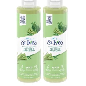St. Ives Purifying Body Wash Tea Tree And Lemongrass 22 Fl oz - PACK OF 2