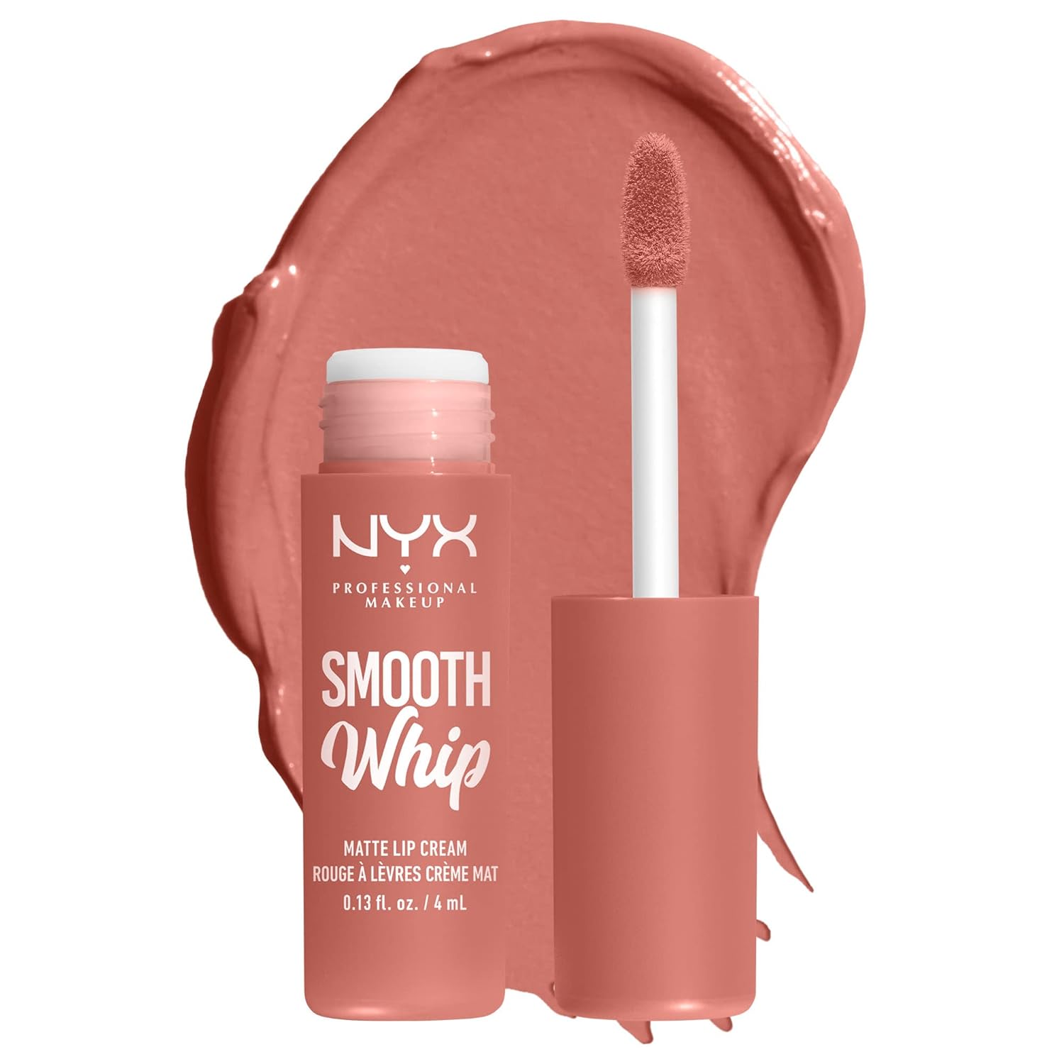 NYX PROFESSIONAL MAKEUP Smooth Whip Matte Lip Cream, Long Lasting, Moisturizing, Vegan Liquid Lipstick - Cheeks (Soft Pinky Nude) - Image 9