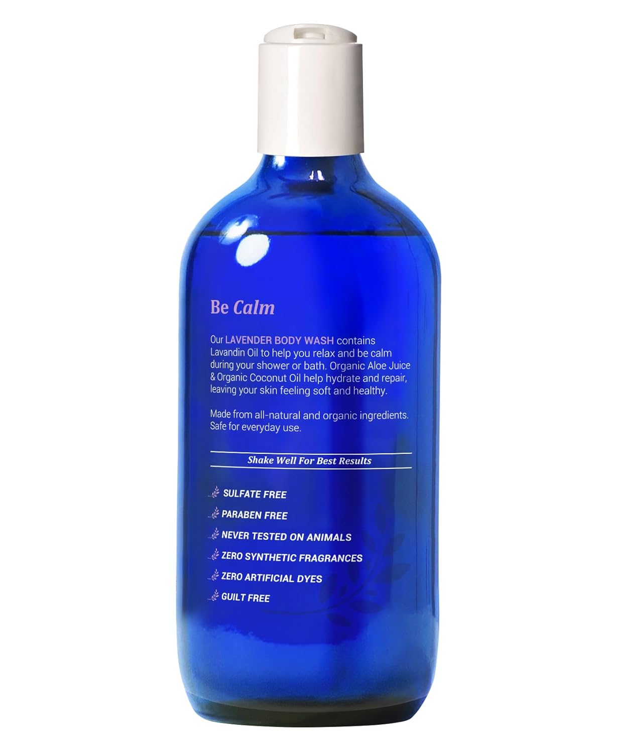 Certified Organic Lavender Body Wash by Be-One - Paraben & Sulfate Free - Moisturizing - Sensitive Skin - All Natural - Organic Soap - For Men & Women - Gentle - Eczema - Vegan - Made in USA - Image 2