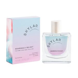 Skylar Boardwalk Delight Eau de Parfum - Hypoallergenic & Clean Perfume for Women & Men, Vegan & Safe for Sensitive Skin - Notes of Cotton Candy, Vanilla & Coconut Milk - 50mL /1.7 Fl oz