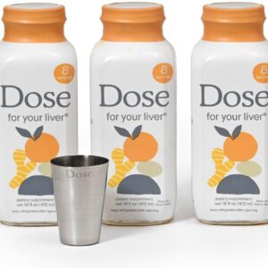 for Your Liver Cleanse Detox & Repair, Organic Milk Thistle Supplement with Turmeric, Dandelion, Ginger, and Orange, Promotes Optimal Liver Function,16oz Bottle, 3 Pack (3 Weeks Supply)