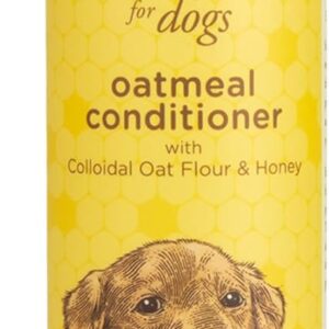 Burt's Bees for Pets Oatmeal Dog Conditioner with Colloidal Oat Flour and Honey, 95% Natural Origin Formulas, Gentle Dog Conditioner, Best Dog Conditioner for Itchy Dogs, 10 oz