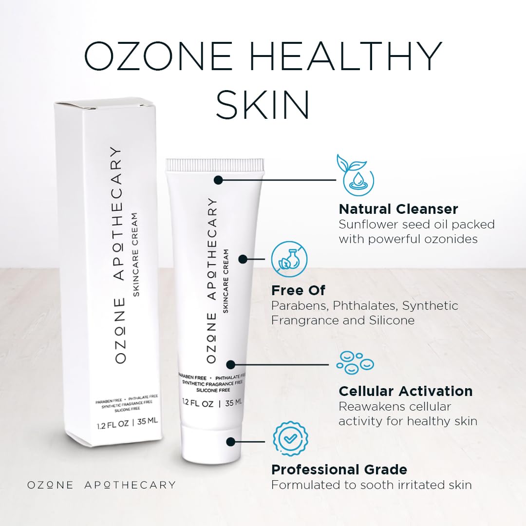 Ozone Skin Cream | Ozone Oil Infused Absorbent Cream Skincare | Antibiotic-Free Multipurpose for Promoting Healthy Skin - Image 6
