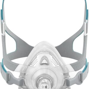 TMS Comfort Series Nasal CPAP Mask Full Face - Reusable CPAP Supplies - Covers Nose and Mouth - Includes Headgear, Frame, Elbows and Full Face Mask Cushion