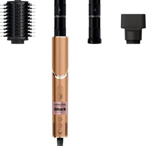 Shark FlexStyle® (Special Edition) | Air Styling & Drying System | Powerful Hair Dryer Brush & Multi-Styler | Auto-Wrap Curlers, Oval Brush, Concentrator, & Storage Bag Included | Copper | HD433CP