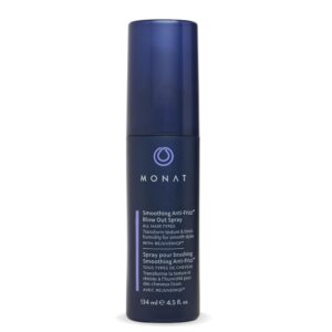 MONAT Smoothing Anti-Frizz™ Quick Dry Spray - Natural Nourishing Frizz Control and Heat Protection for Glossy, Salon-Quality Blowouts