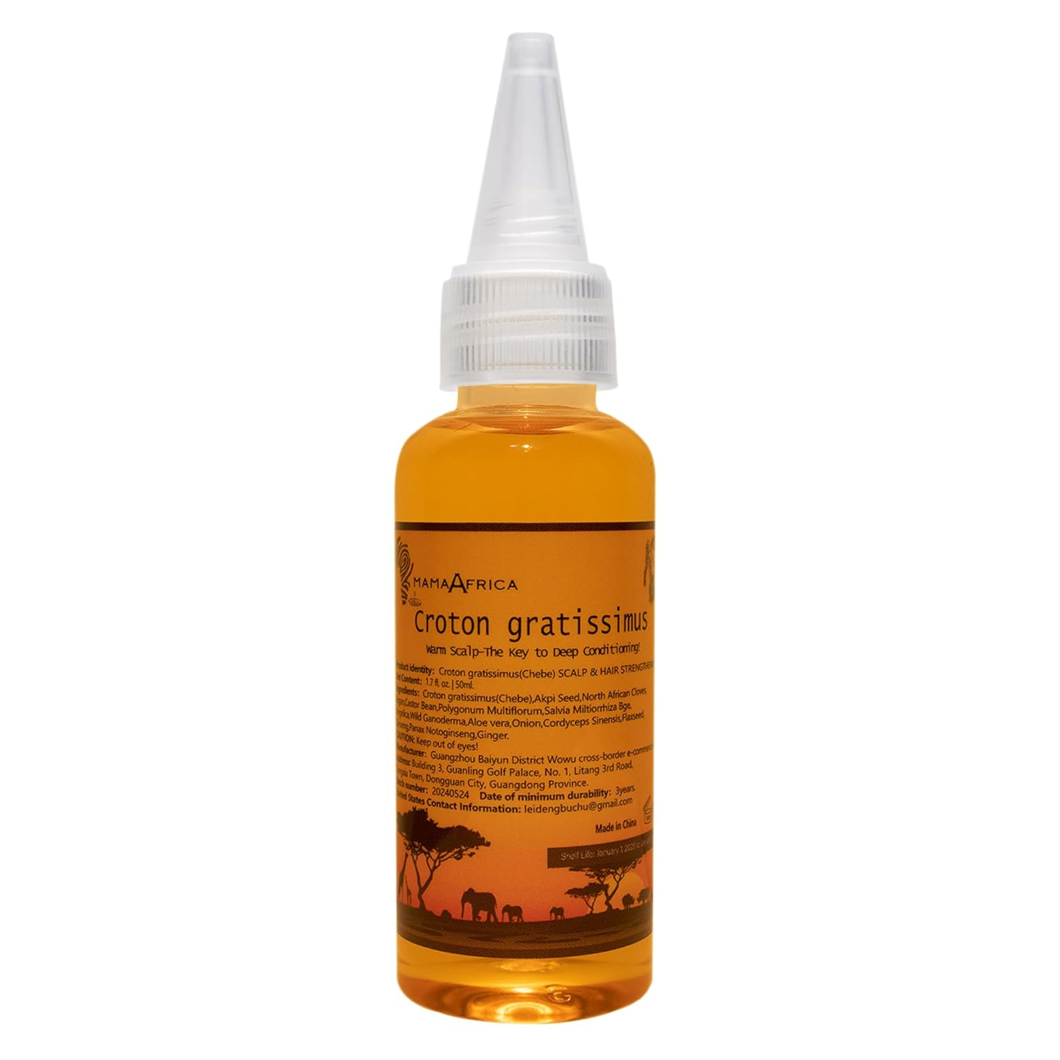 Handcrafted 4 oz Hair Oil with 16 West African Botanicals and 58% Castor Oil - Image 7