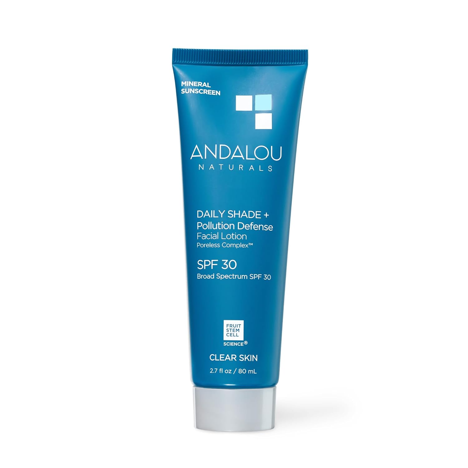 Andalou Naturals Daily Shade SPF 30 Zinc Oxide Face Sunscreen Lotion 2.7 Fl Oz - Image 2