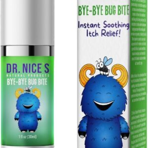 Dr. Nice’s Bye-Bye Bug Bite - Soothing Bug and Mosquito Bite Itch | All Natural | Kid Friendly Self Application | Hydrogel for Bites, Irritation, Skin Discomfort | Soothe Refresh Calm Cool (30 ML)