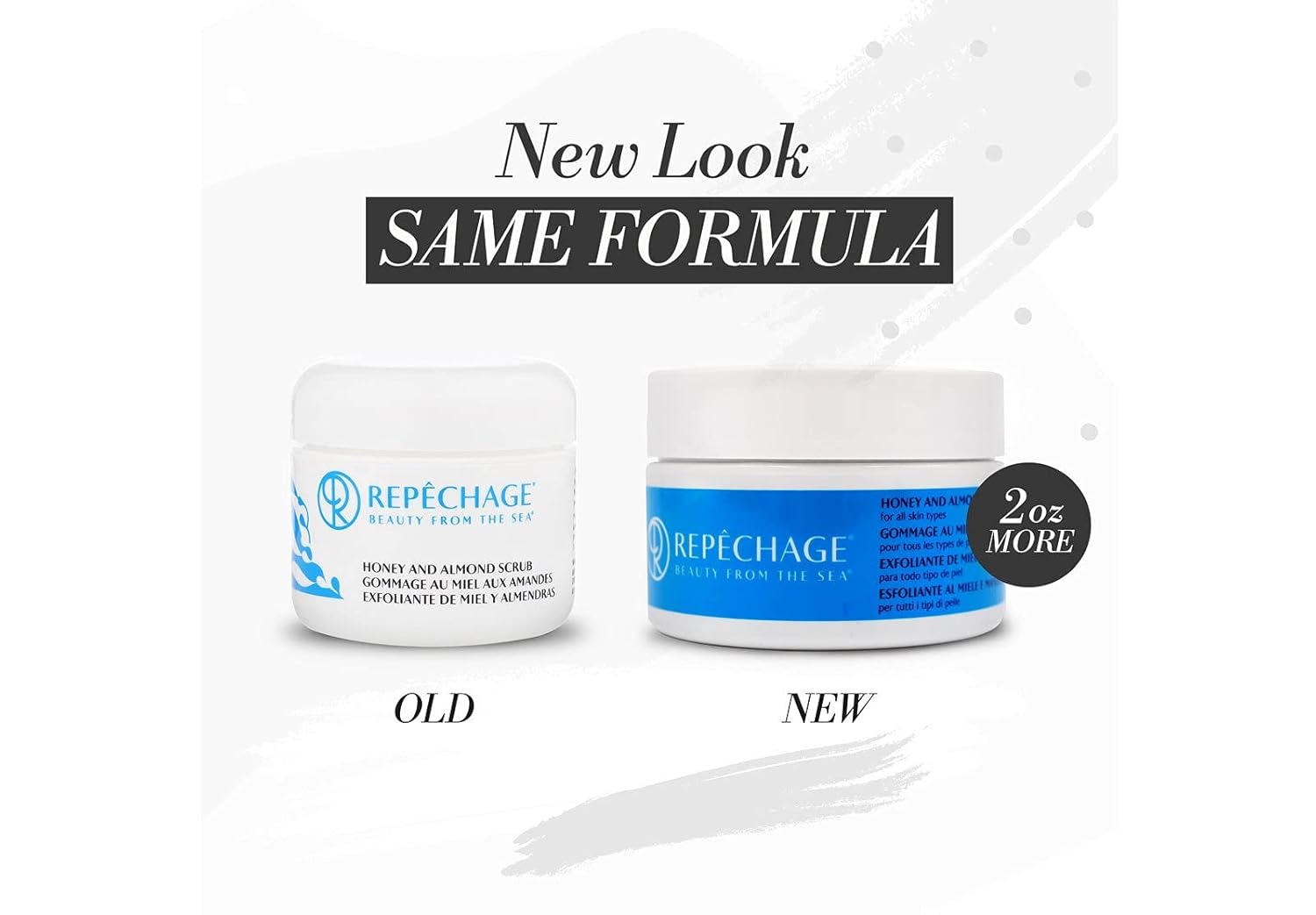 Repechage Honey and Almond Scrub For All Skin Types - Exfoliating Face Mask and Scrub Deeply Cleanses, Gentle Face Exfoliator Helps Remove Blackheads, 125ml / 0.5 oz. - Image 5