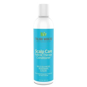 Taliah Waajid Scalp Care Follicle Therapy Conditioner | For Damaged Dry Hair & Volume| Essential Treatment for Hair & Scalp | Natural Ingredients, Wild Sea Moss, Rosemary & Aloe | 8oz (V084)