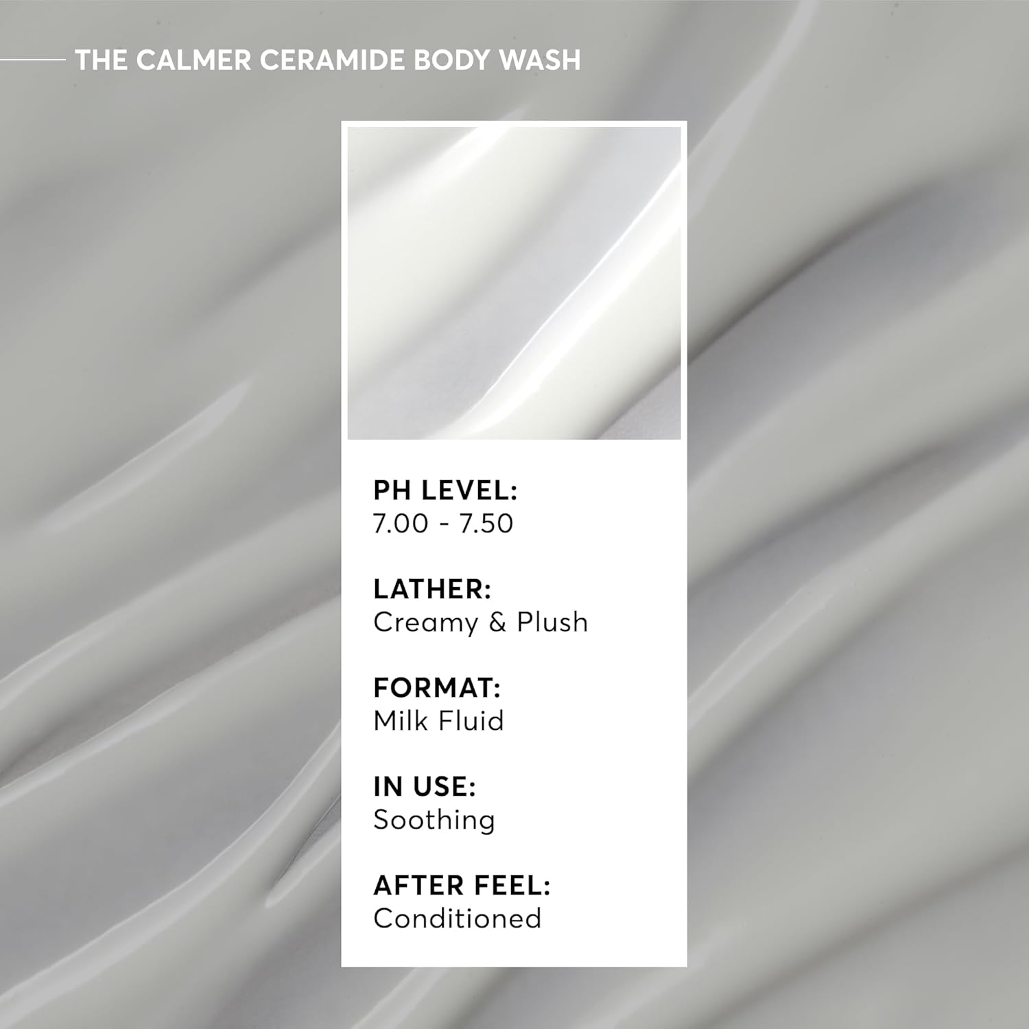 Naturium Calmer Fragrance-Free Ceramide Body Wash 16.9 oz for Dry Sensitive Skin - Image 5