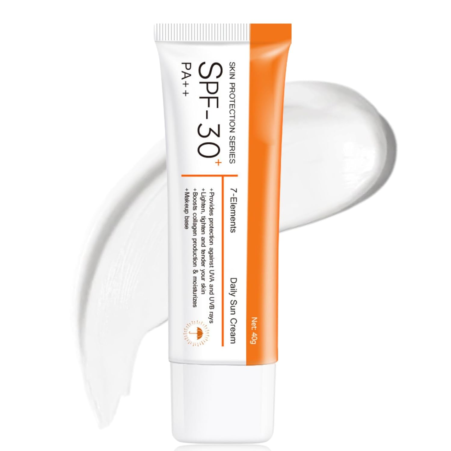 Face Sunscreen Moisturizer Spf 30 - Travel Size Sun Block - Oil Free Facial Sunblock - Sun Screen Protector for Face & Body - Non-Greasy,No White Cast Waterproof Sunscreen Lotion - Dry Oily Skincare