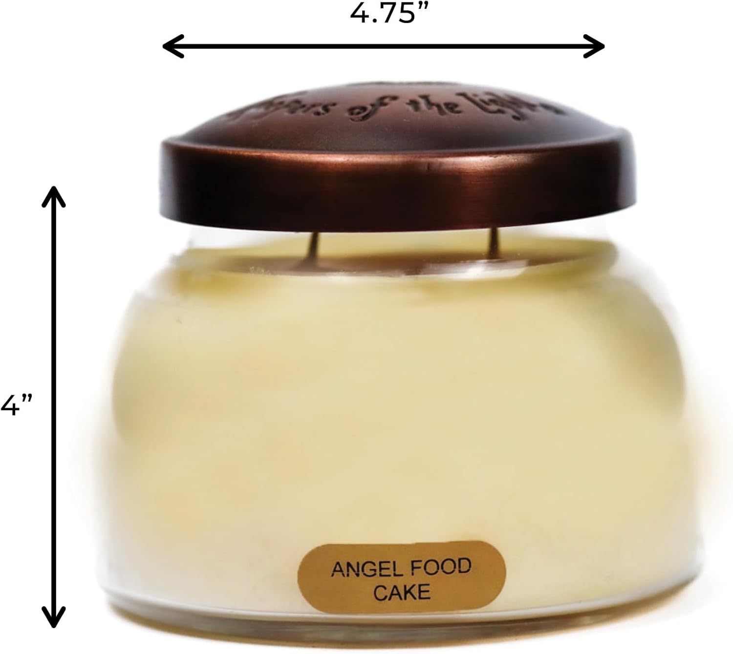 Mama's Angel Food Cake 22oz Scented Jar Candle White - 125 Hour Burn Time - Image 5