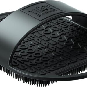 Tiege Hanley Silicone Body Scrubber for Use in Shower - Premium Handheld Shower Brush for Nourishing, Cleaning & Exfoliating Your Skin, Body & Face - Lather Boosting Bristles with No-Slip Handle