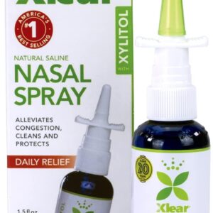 Xlear Natural Nasal Spray with Xylitol, 1.5 fl oz (Pack of 1)