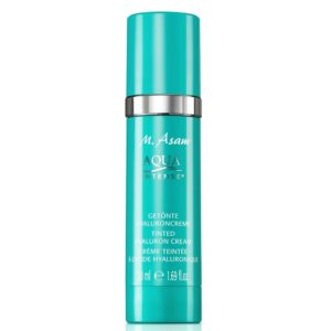 M. Asam AQUA INTENSE Tinted Moisturizer (1.69 fl oz) - Face Moisturizer & Tinted Cream with Hyaluronic Acid, Natural Finish, Skin Care for All Skin Types