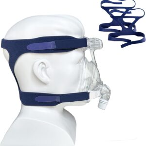 2 Packs Replacement Headgear Strap Universal Closed Edges CPAP Headgear Mask Full Face Replace Part(Headgear Only)