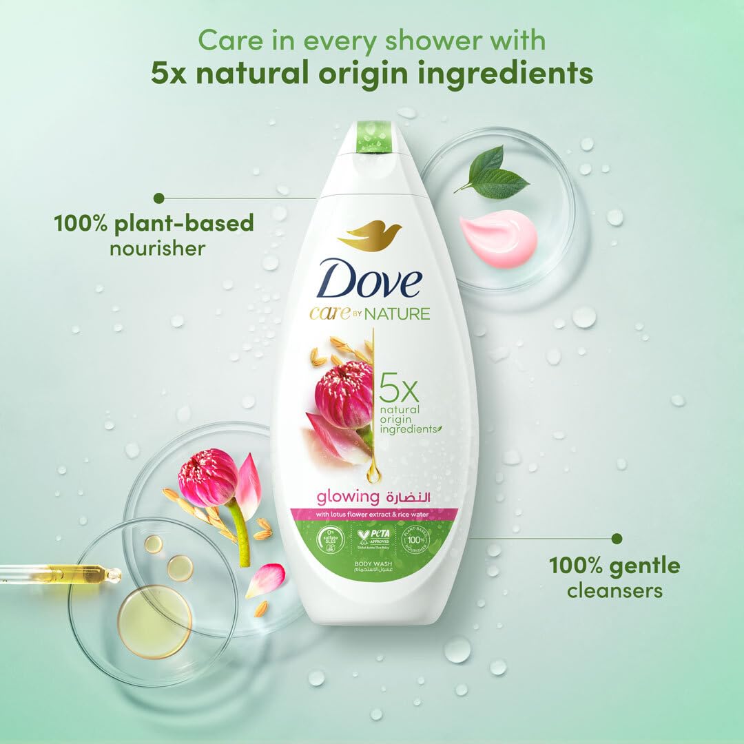 Glowing Ritual Lotus Flower & Rice Water Body Wash 500 Ml - Image 3