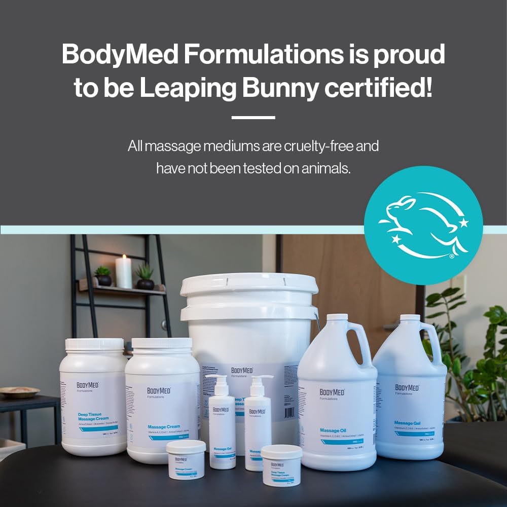 BodyMed Formulations Massage Lotion, 8 oz. – Fragrance-Free, All-Natural Lotion for Massage Therapy – Leaping Bunny Certified – with Arnica Extract & Jojoba – Non-Staining, & Paraben Free - Image 2