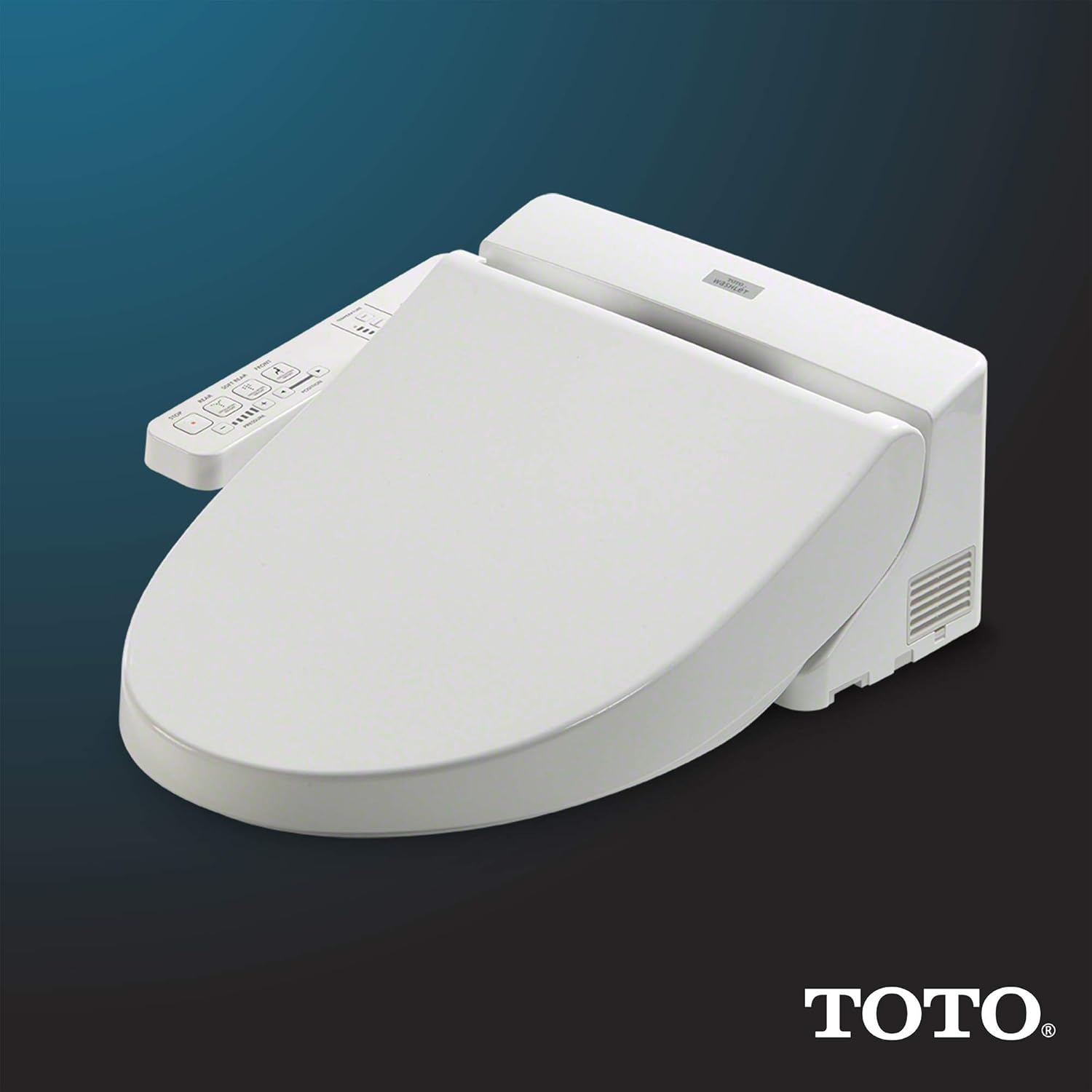 TOTO SW2034#01 C100 Electronic Bidet Toilet Cleansing Water, Heated Seat, Deodorizer, Warm Air Dryer, and PREMIST, Elongated, Cotton White - Image 16