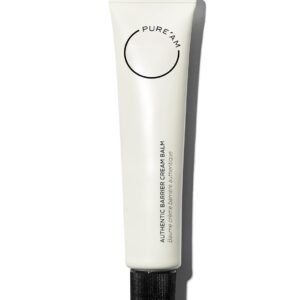PURE'AM Authentic Barrier Cream - Korean Moisturizer For Dry & Sensitive Skin & Acne, 2.5 Fl Oz, 75ml, Vegan