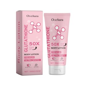 Glutathione 50x Tone Up Body Lotion 2PCS, Moisturizing and Soft Skin All Over Body Scented Body Lotion, Glutathione Cream for Women And Men