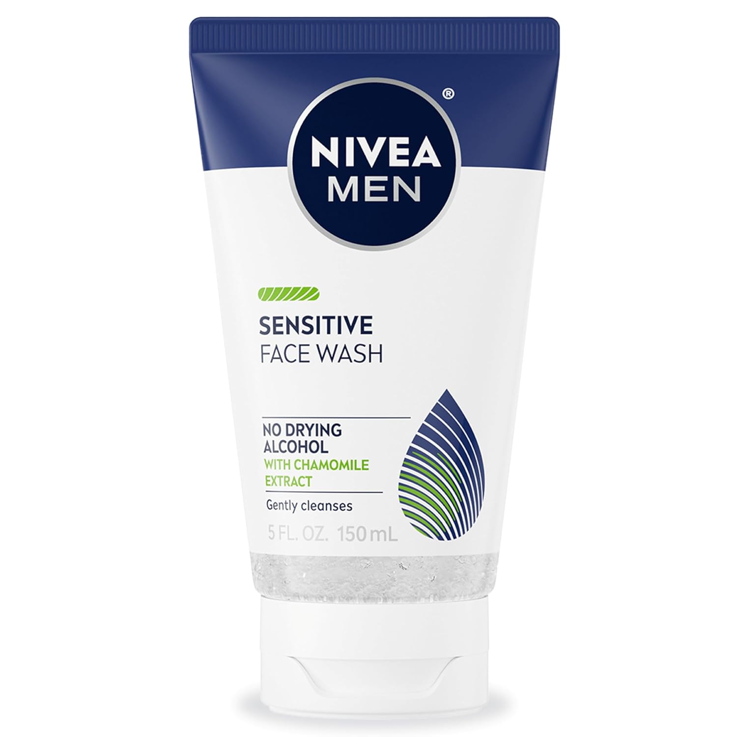 NIVEA MEN Sensitive Face Wash with Vitamin E and Chamomile Extract, No Drying Alcohol, Gentle Face Wash for Men with Sensitive Skin, 5 Fl Oz Tube - Image 9