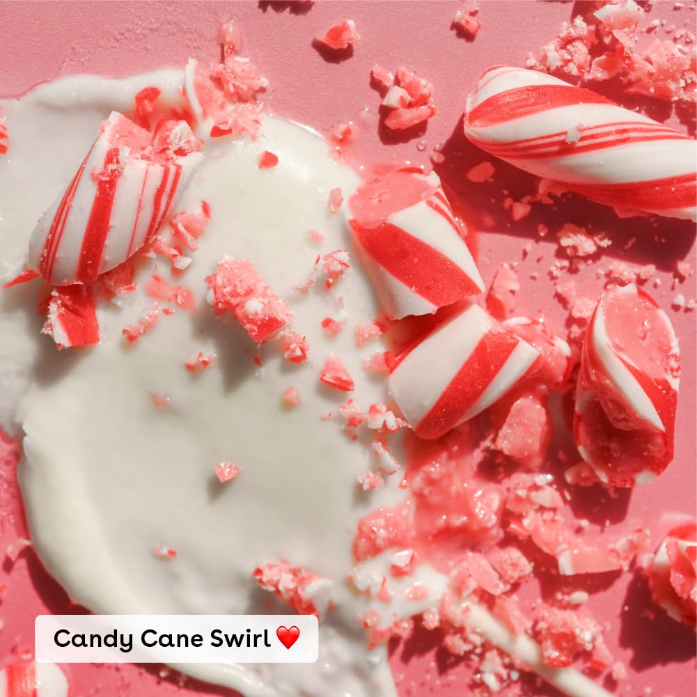 eos Holiday Lip Butter Gift- Candy Cane Swirl Super Balm, 24H Moisture, Stocking Stuffers, 0.35 fl oz - Image 2