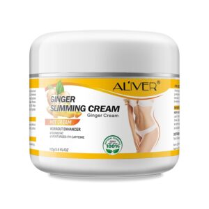 ALIVER Fat Burning Cream Lose Weight Fast for Women, Ginger Slimming Cream That Burns Stomach Body Fat, Cellulite Cream for Thighs, Belly and Butt