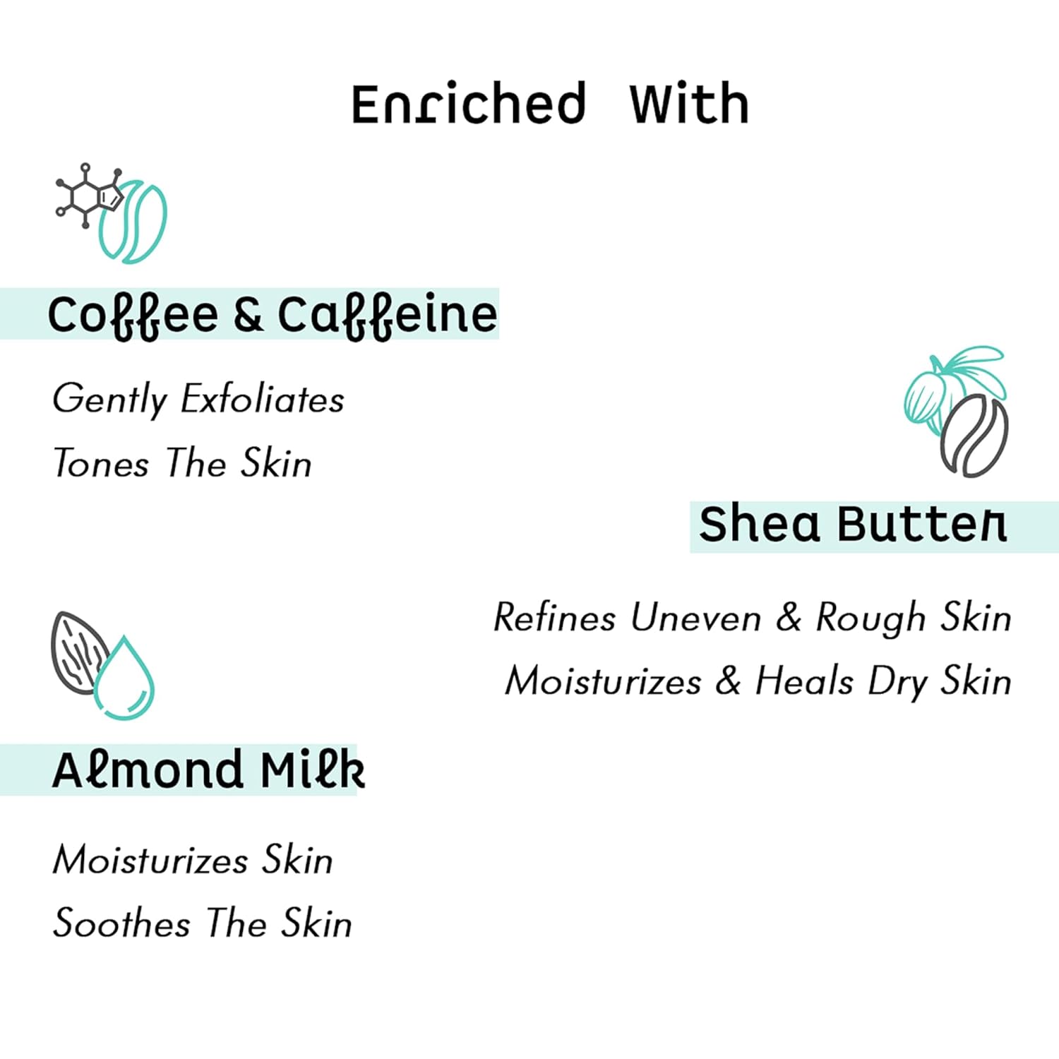 mCaffeine Milky Brew Coffee Face Scrub - Face Cleanser for Glowing Skin - Face Wash Removes Tan and Blackheads - Almond Milk - All Skin Types - 2.6 oz - Image 3