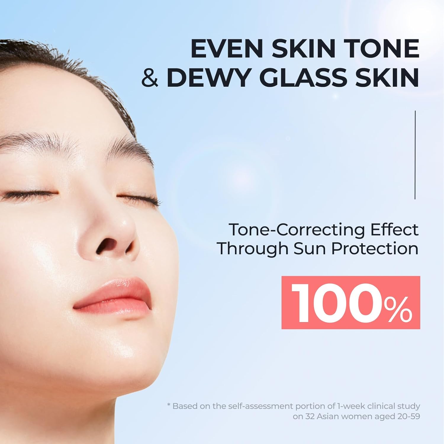 SPF 50 DOMINAS Tinted Sunscreen Moisturizer (1.7fl oz) - Tone Correction, Korean Skin Care, Broad-Spectrum UV Defense Sunblock, Water-in-Oil Formula for Lightweight, Panthenol, Sun Cream - Image 6