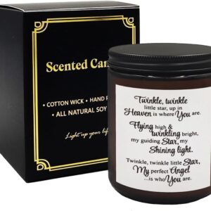 Mancheng-zi Scented Candles - Miscarriage & Pregnancy Loss Memorial Gifts, Angel Baby Sympathy Gifts for Mothers & Parents