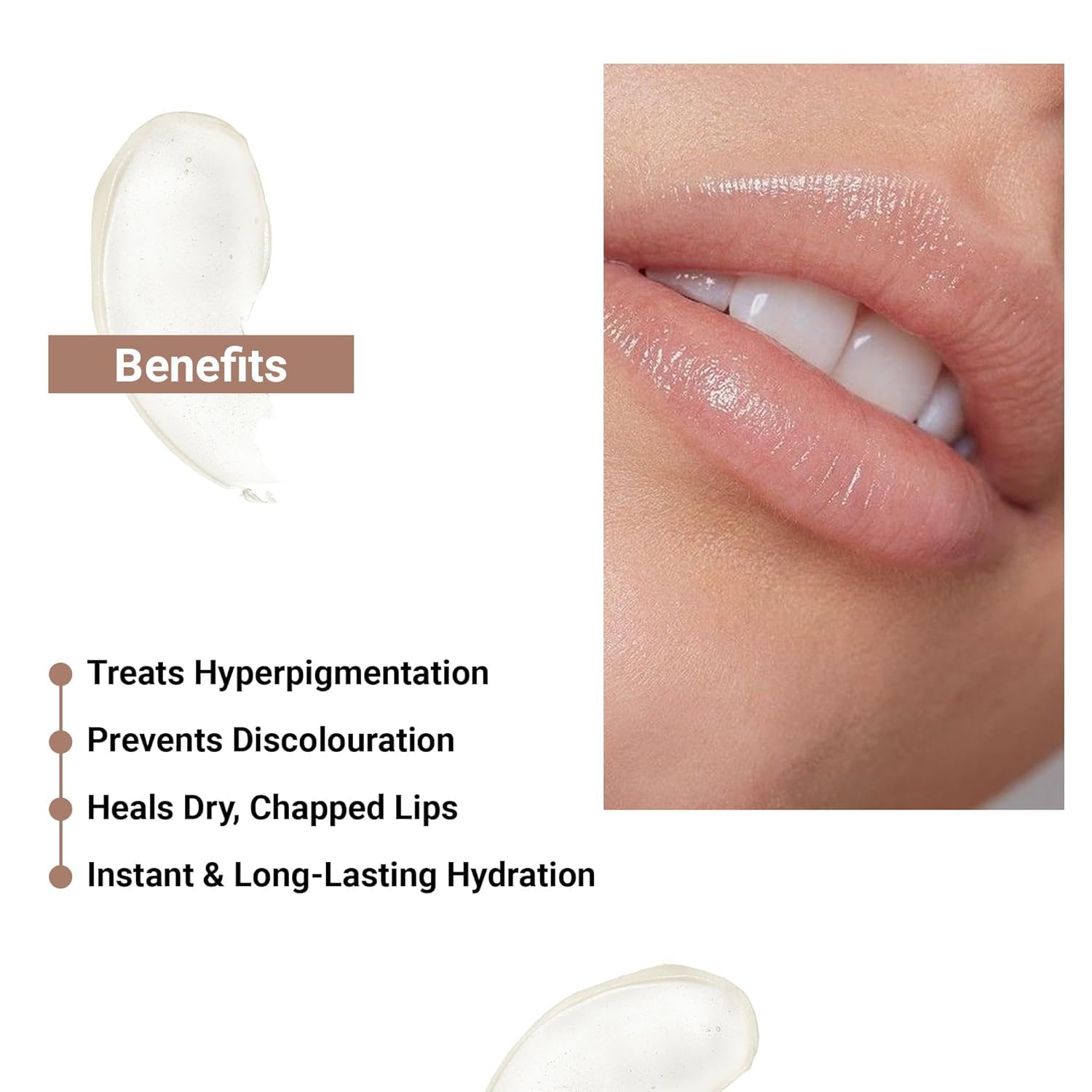 Sereko Pigmentation Repair Lip Balm for Dark Lips With Kojic Acid, Vitamin C & Mango Seed Butter | 24H Hydration, Lock Moisture | For Women & Men | Affogato - 8gm 0.27fl oz - Image 3