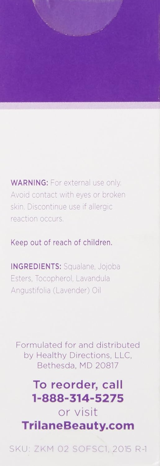 Healthy Directions Trilane Squalane Lavender Scented Anti-Aging Moisturizer and Beauty Oil 4 oz Dry Skin Formula - Image 3
